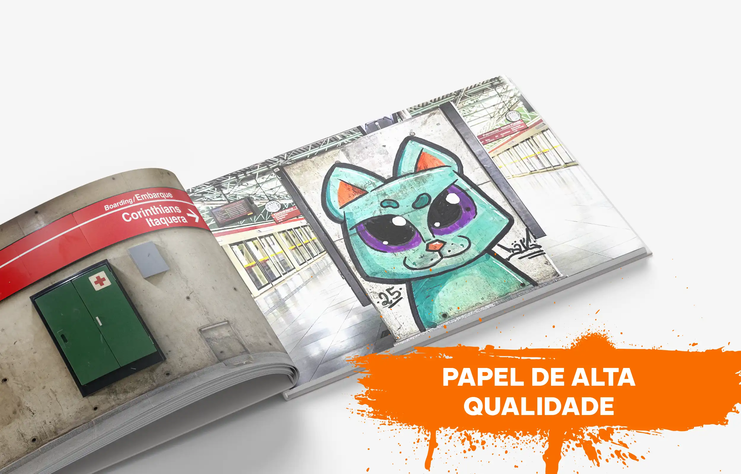 Brasil Graffiti Book com Personagem